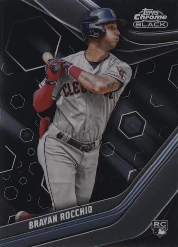 2023 Topps Chrome Black - Brayan Rocchio #77