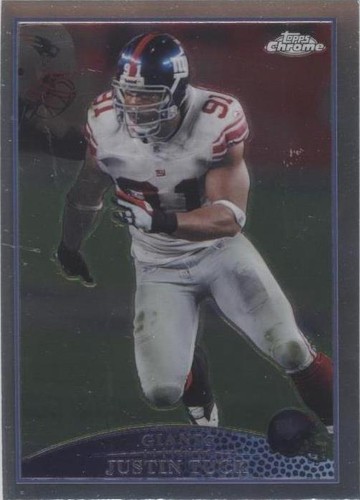 2009 Topps Chrome Justin Tuck #TC24