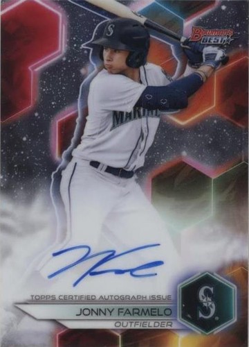 2023 Bowman Chrome JONNY FARMELO 1st AUTO PSA 10 Gem Mint Mariners 