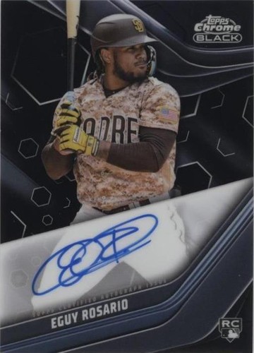 2023 Topps Chrome Black - Eguy Rosario #CBA-ERO