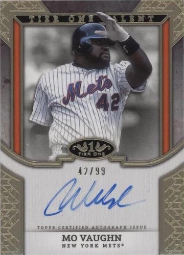 2024 Topps Tier One - Mo Vaughn #T1TA-MV