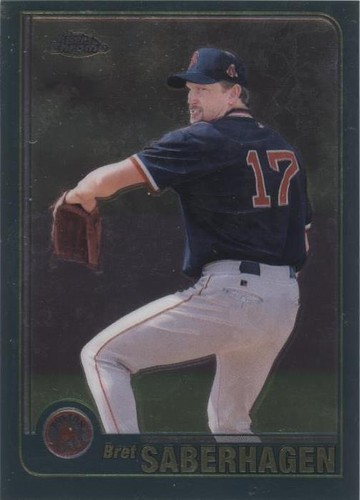 2001 Topps Chrome - Bret Saberhagen #541