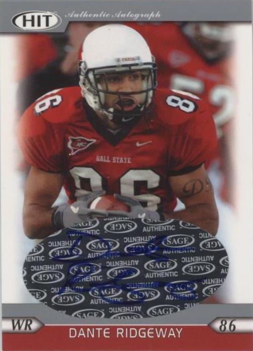 2005 SAGE Hit Dante Ridgeway #A48