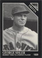 1992 The Sporting News Conlon Collection - George Sisler #595