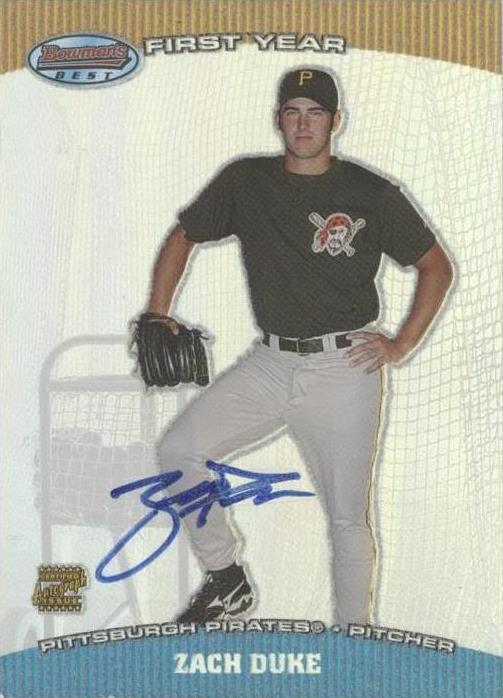 2004 年 Bowman's Best - Zach Duke #BB-ZD