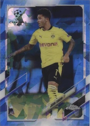 2020-21 Topps Chrome UCL Sapphire Edition Jadon Sancho #78