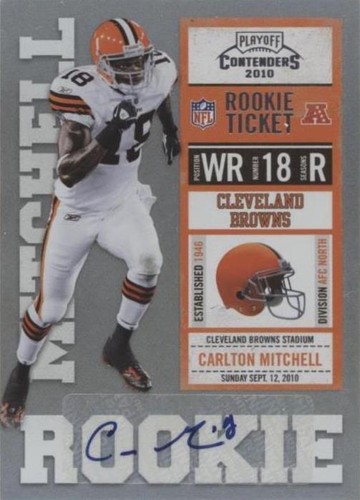 2010 Playoff Contenders Carlton Mitchell #113