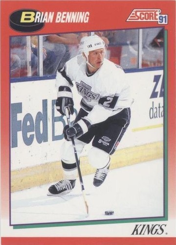 1991-92 Score Canadian - Brian Benning #186