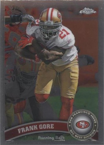 2011 Topps Chrome Frank Gore #201