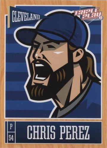 2013 Panini Triple Play - Chris Perez #23