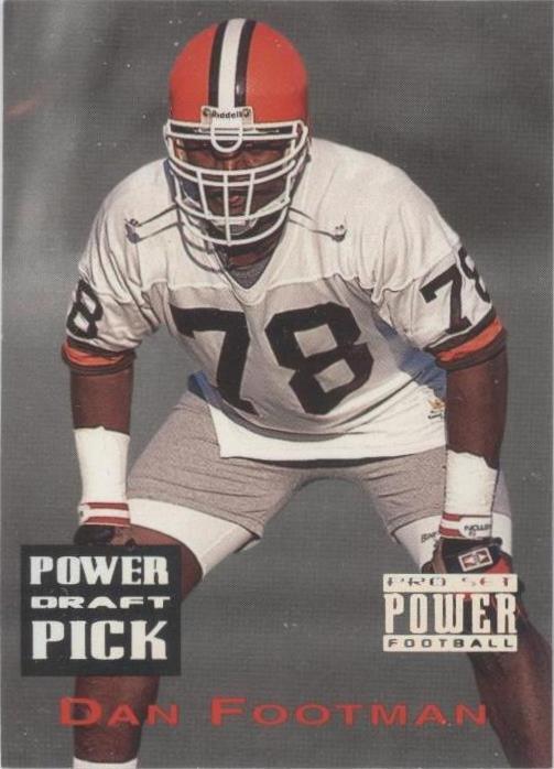 1993 Pro Set Power Dan Footman #PDP50