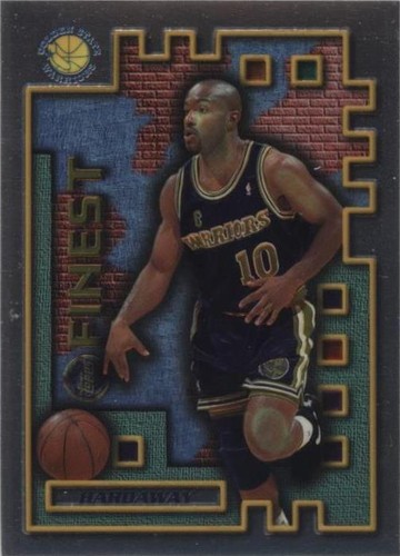 1995-96 Topps Finest #80 TIM HARDAWAY Golden State Warriors