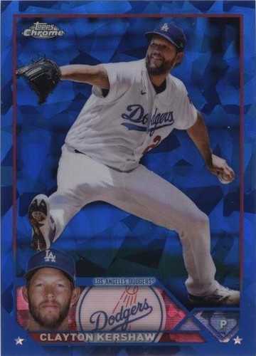 2023 Topps Chrome Sapphire Edition - Clayton Kershaw #22