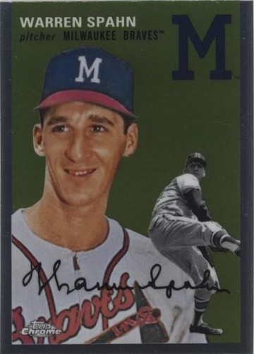 2023 Topps Chrome Platinum Anniversary - Warren Spahn #438