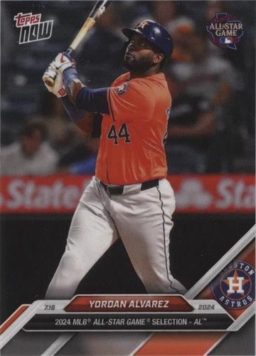 2024 Topps Now - Yordan Alvarez #ASG-YA