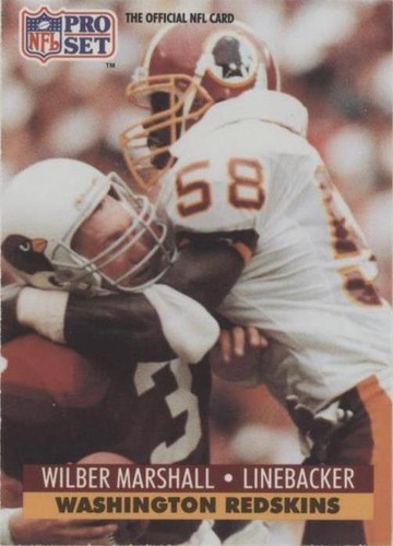 1991 Pro Set Wilber Marshall #681