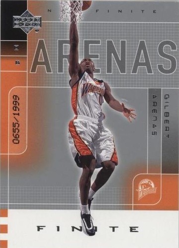 2002-03 Upper Deck Finite - Gilbert Arenas #27
