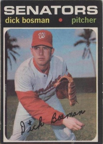 1971 O-Pee-Chee - Dick Bosman #60
