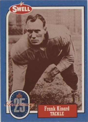 1988 Swell Football Greats Hall of Fame Bruiser Kinard #63