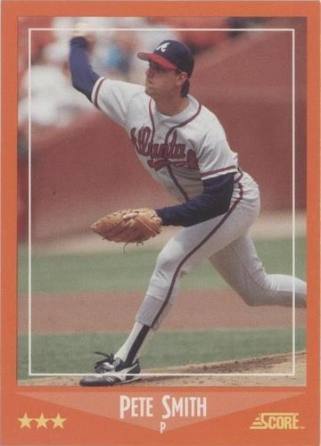 1988 Score Rookies & Traded - Pete Smith #84T