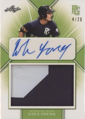 2021 Leaf Perfect Game National Showcase - Cole Young #PA-CY1