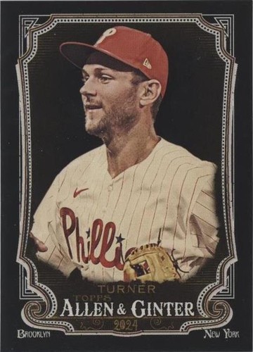 TREA TURNER 1/1 2024 Topps Archives Signature Series Allen 