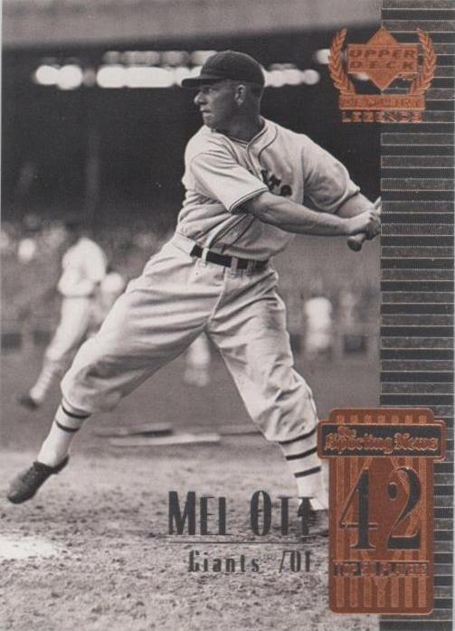 Upper Deck Century Legends 1999 - Mel Ott #42