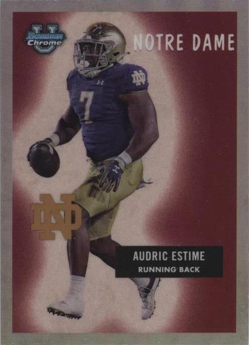 2023 Bowman University Chrome Audric Estime #55BF-24