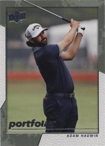 2024 Upper Deck Portfolio - Adam Hadwin #13