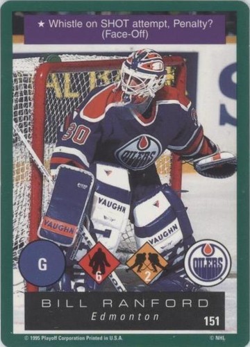 1995-96 Playoff One on One Challenge - Bill Ranford #151