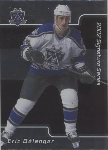 2001-02 In the Game Be A Player Signature Series - Eric Belanger #186