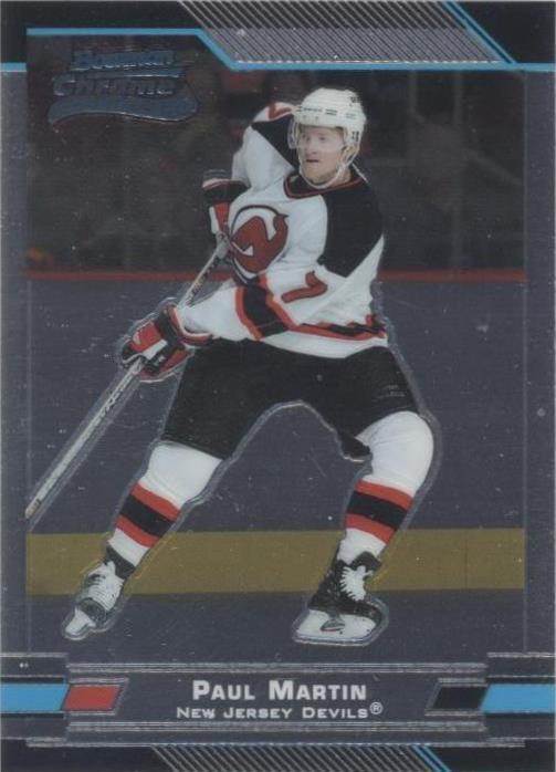 2003-04 Bowman Chrome Draft Picks & Prospects - Paul Martin #143