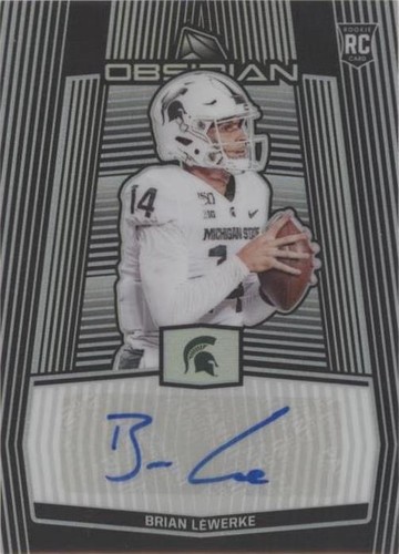 2020 Panini Obsidian Draft Picks Brian Lewerke #90