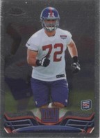 2013 Topps Chrome Justin Pugh #49