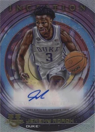 2022-23 Bowman Inception University - Jeremy Roach #BIA-JR