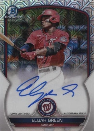 2023 Bowman - Elijah Green #BMA-EG