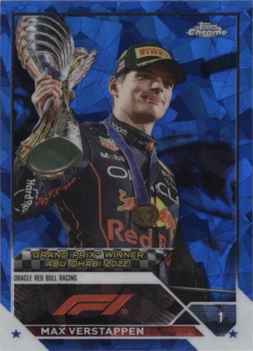 2023 Topps Chrome F1 Max Verstappen #165 Orange Refractor