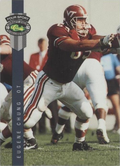 1992 Classic Four Sport Draft Pick Collection Eugene Chung #80