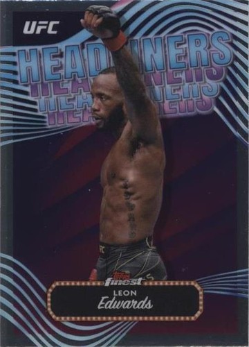 2024 Topps Finest UFC - Leon Edwards #HDL-4