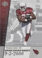 2006 Upper Deck Rookie Debut Thomas Jones #GDD-TJ