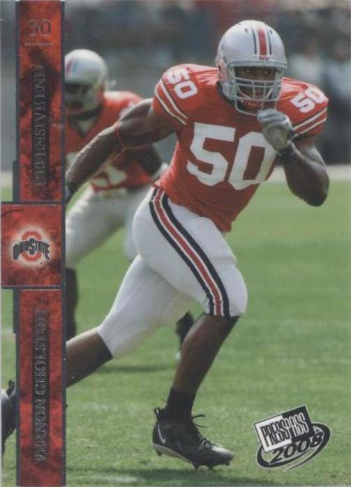 2008 Press Pass Vernon Gholston #40