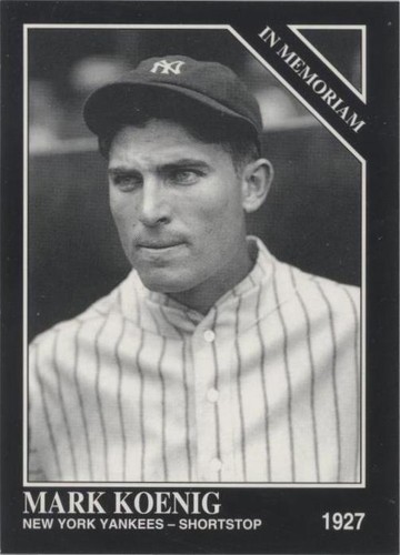 1994 The Sporting News Conlon Collection - Mark Koenig #1121