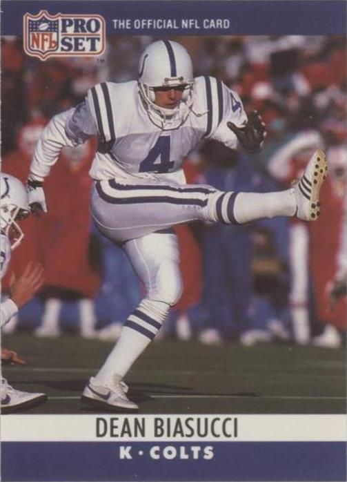 1990 Pro Set FACT Cincinnati Dean Biasucci #129