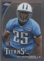 2010 Topps Chrome Myron Rolle #C12