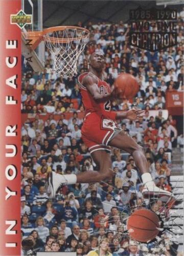 Michael Jordan 92 93 UPPER DECK IN YOUR FACE TWO-TIME