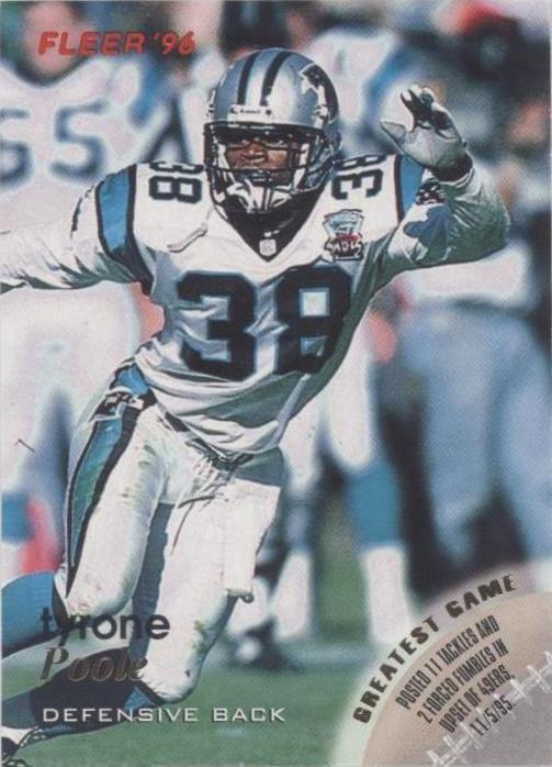 1996 Fleer Tyrone Poole #22