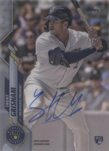 2020 Topps Clearly Authentic Autographs - Trent Grisham #CCA-TG