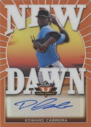 2020 Leaf Valiant - Edward Cabrera #ND-EC1