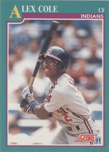 1991 Score - Alex Cole #555