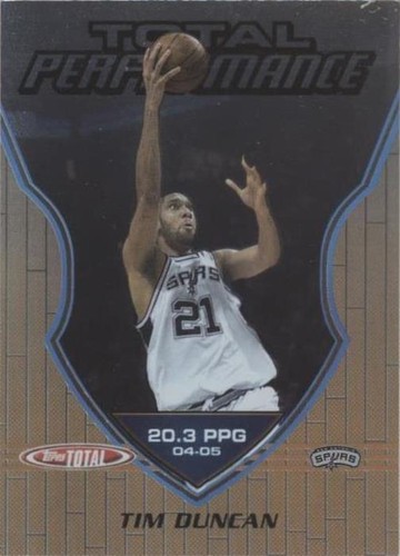 2005-06 Topps Total - Tim Duncan #TP11